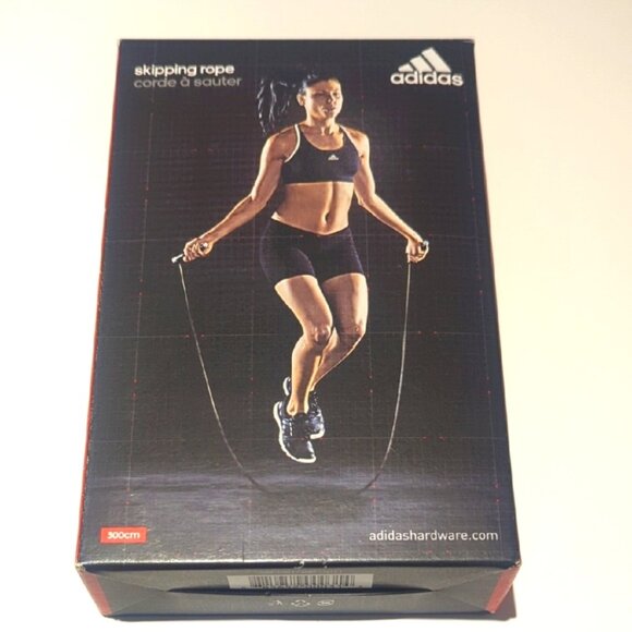 Adidas Black Training Skipping Rope - NWT - Picture 1 of 3